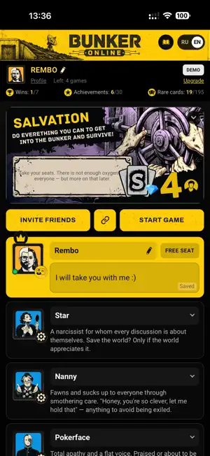 Bunker Online screenshot 1