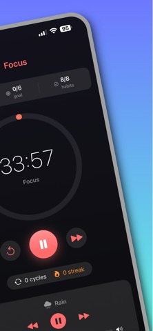 PomoAura-Focus Timer & Habits screenshot