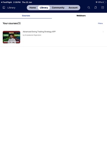 Kirubakaran Rajendran iPad screenshot