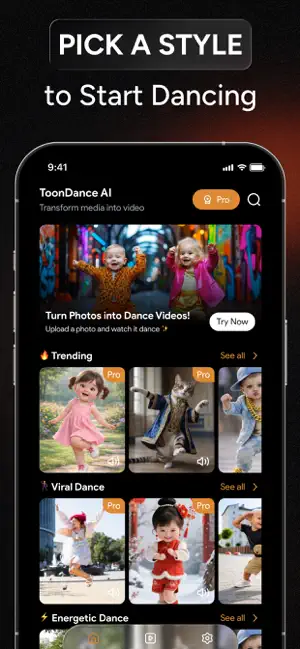 ToonDance AI: Dance & Dialogue iPhone screenshot 4
