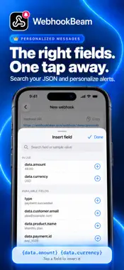 WebhookBeam: Webhook Alerts screenshot 3