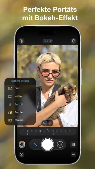 Screenshot von ProCamera. RAW+ Fotografie auf dem iPhone 5