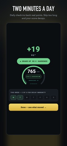 Gridless: Readiness Score RQ™ screenshot