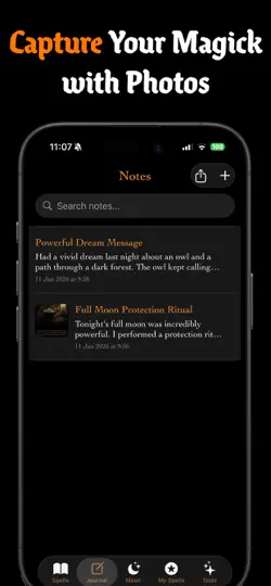 Screenshot von Wicca Spellbook auf dem iPhone 4