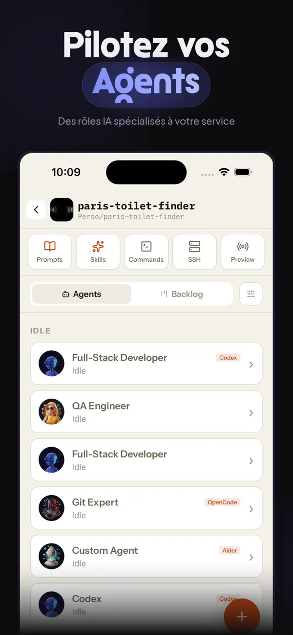 Screenshot #2 pour AgentsRoom AI Remote Dev Agent