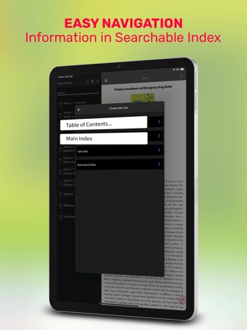 Pediatric Anesthesia DrugGuide iPad screenshot