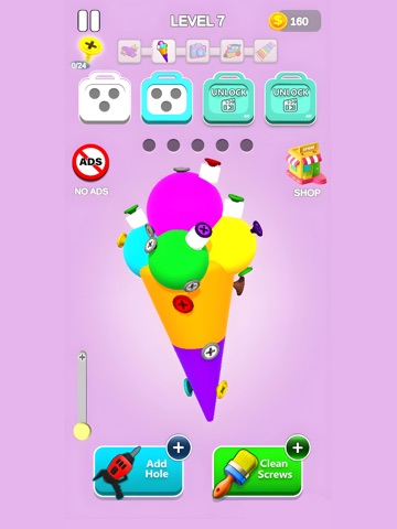 Bolt & Pin Puzzle 3D iPad screenshot