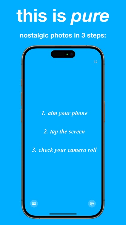 pure: screenless camera