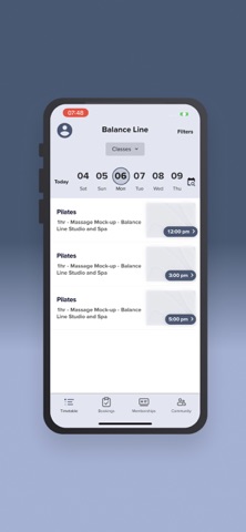 Balance Line Studio and Spa screenshot