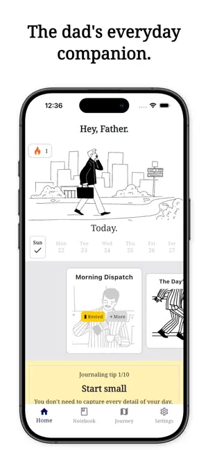 The Dad Journal screenshot 2