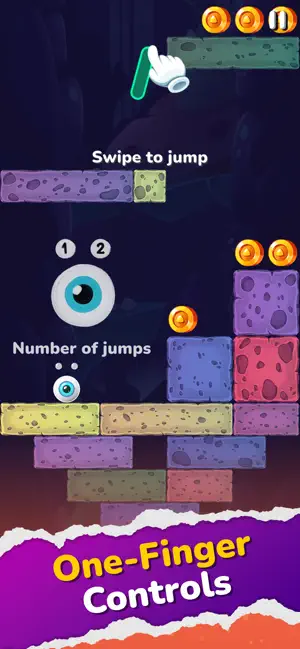 Eyedventure: Jump, Don't Run! screenshot 1
