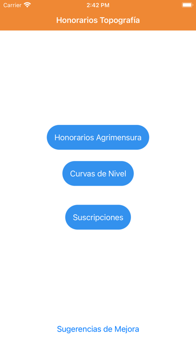 Honorarios Topografía Screenshot