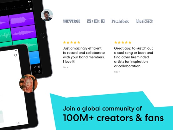 BandLab – Music Maker & Beats iPad app afbeelding 2