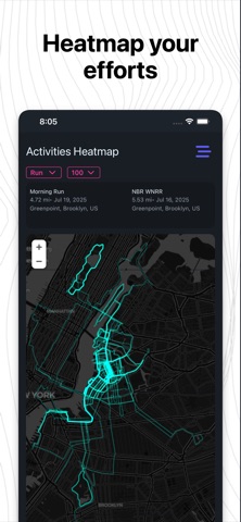 Avarts: Your Strava Heatmap Screenshot 2 of 8