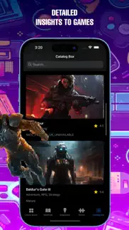 games catalog box iphone screenshot 2