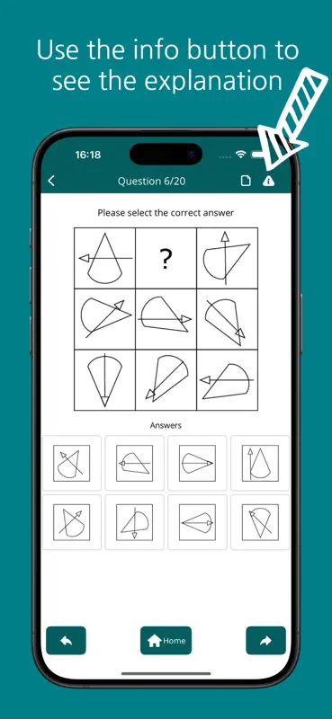 IQ Test: Raven's Matrices Pro screenshot 6 of 6