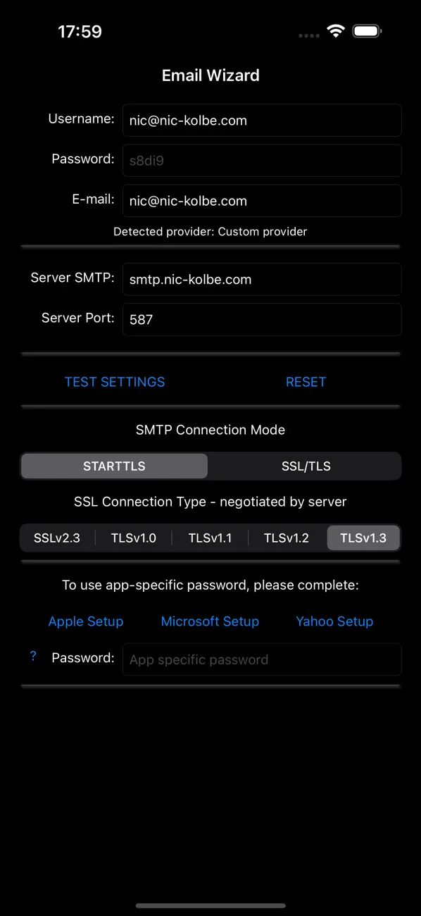 Email Wizard Screenshot 3