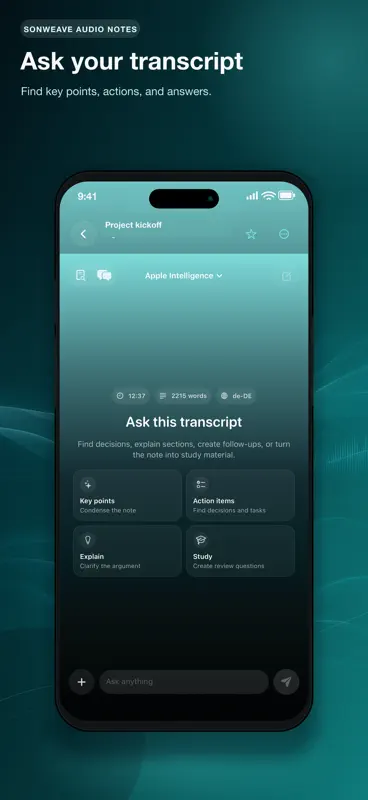 SonWeave Notes - Voice to Text screenshot 2 of 8