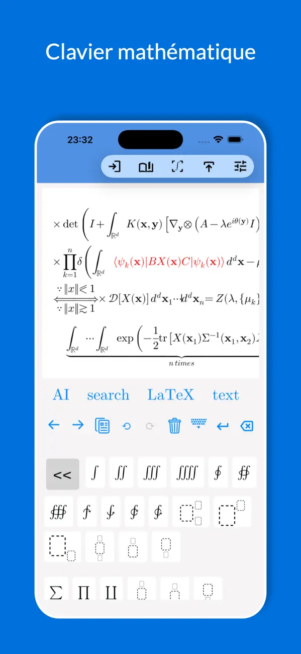Screenshot #2 pour Mathify: Éditeur Maths