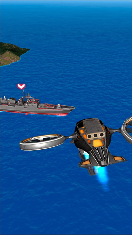 #1. Drone Attack 3D: Sea Warfare (iOS) 由: Shanghai Le Chang Information Technology Co. Ltd.