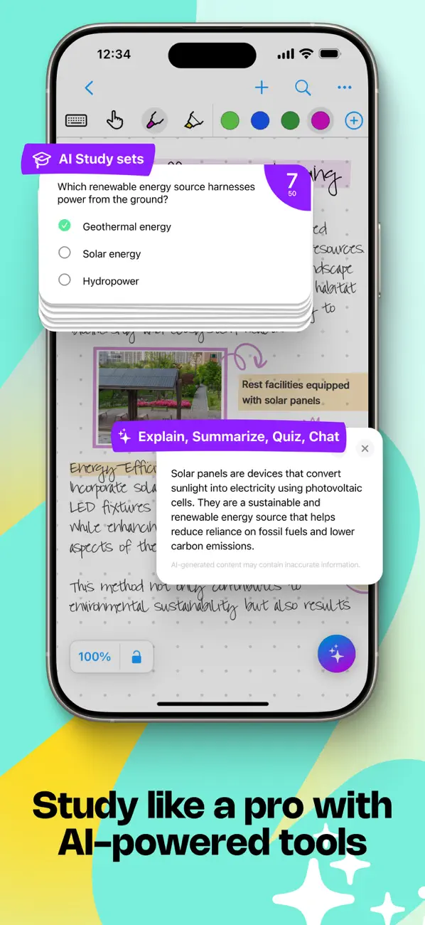 #2. MyScript Notes: AI Handwriting (iOS) Tekijänä: MyScript