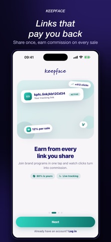 Keepface: Influencer Earnings Screenshot 2 of 5