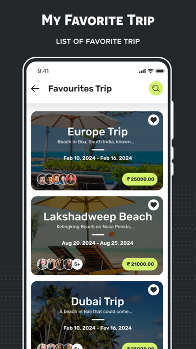 Travel Expense Dairy Screenshot