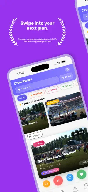 CrewSwipe screenshot 1