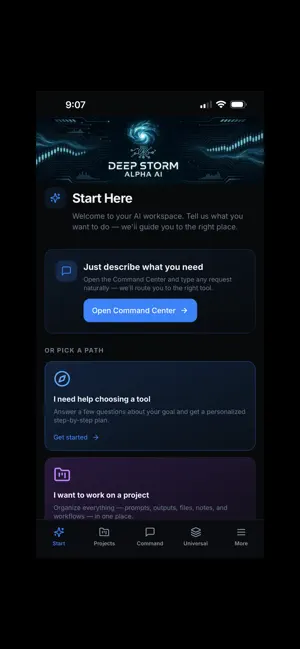 Alpha AI Chat & Workspace screenshot 1