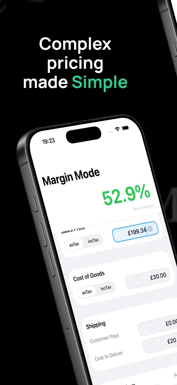Screenshot #1 pour Profit Margin Analyser