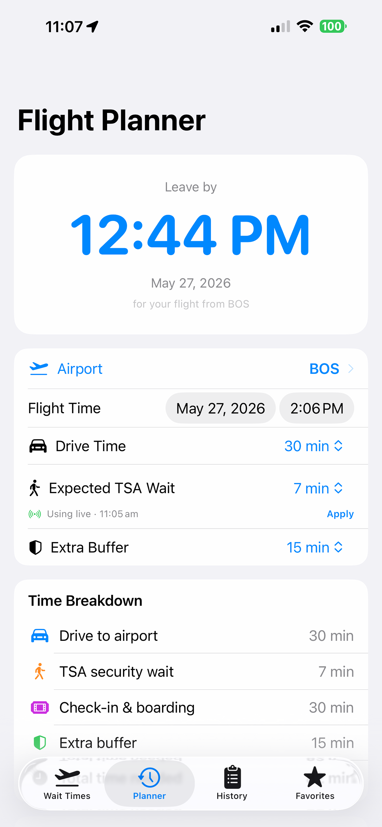 TSA Wait Times screenshot 4