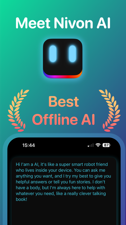 #1. Private AI : Nivon (iOS) di: Valentin Dreyfus
