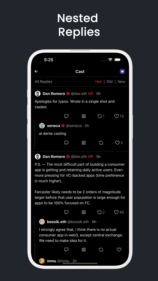#3. Recaster - Farcaster Client (iOS) Podle: Bress XYZ