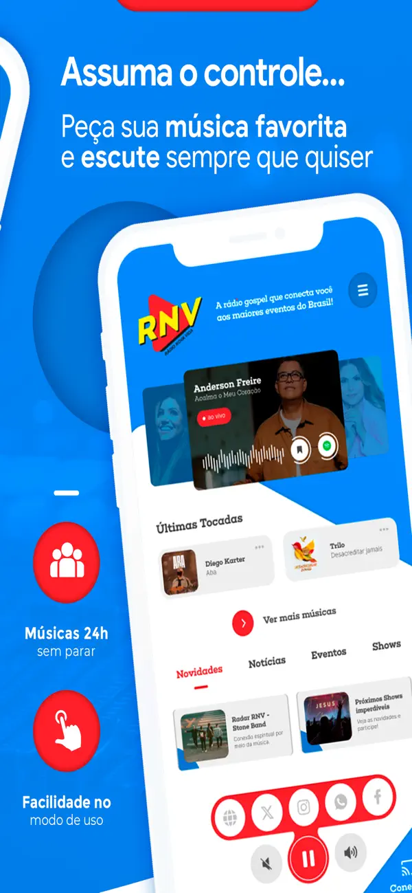 Screenshot #3 pour Rádio RNV