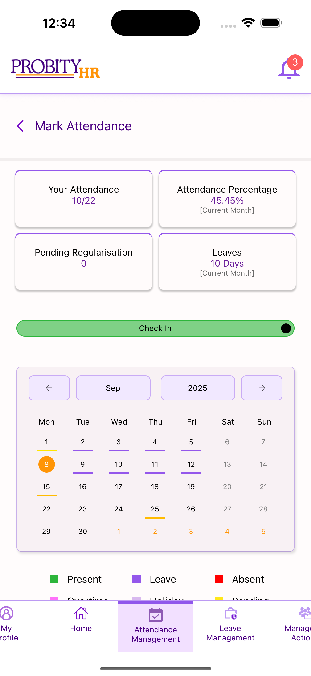 Probity HR screenshot 4