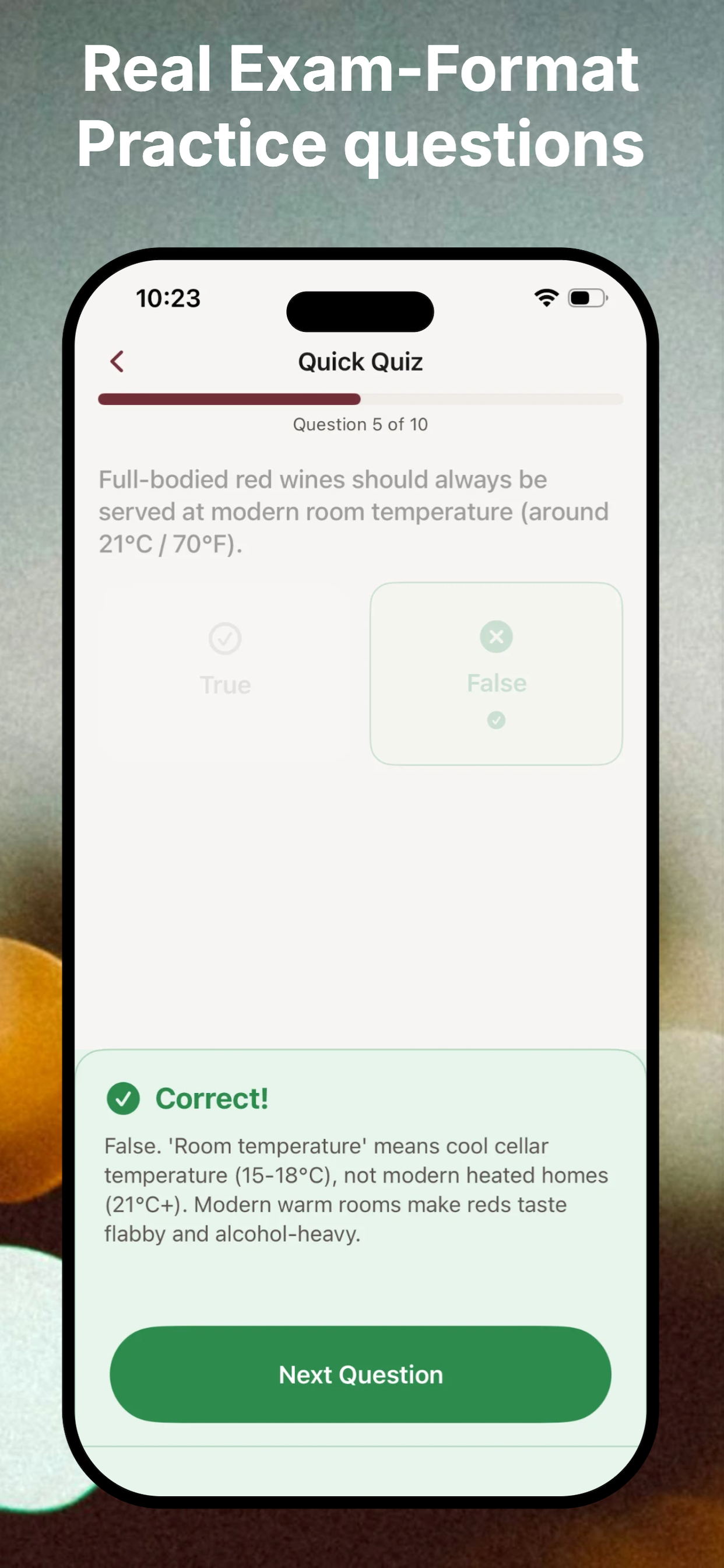 VinoPrep: WSET Wine Exam Prep screenshot 4