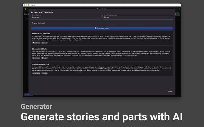 Codella - AI Story Writer screenshot