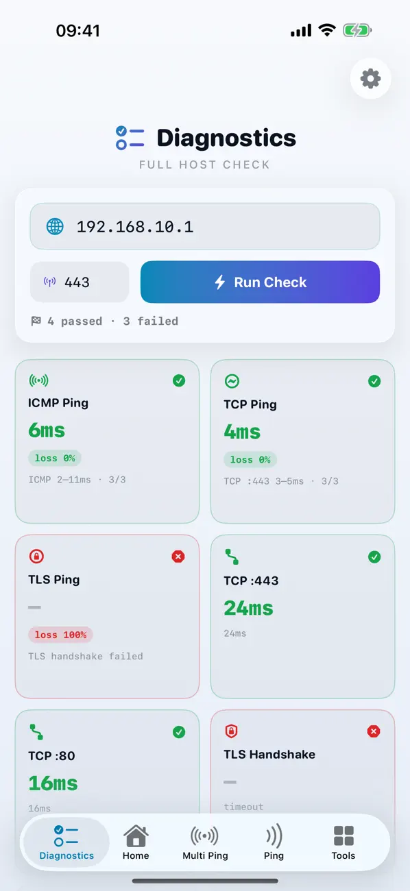 Screenshot #2 pour Ping Tools: Network Utility