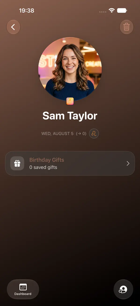 Screenshot #3 pour Birthdays: BirthdayBuddy