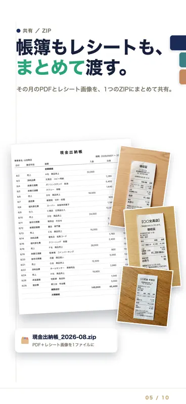 現金出納帳Pro screenshot 5 of 10