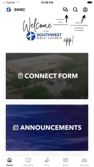 Southwest Bible Church screenshot 1