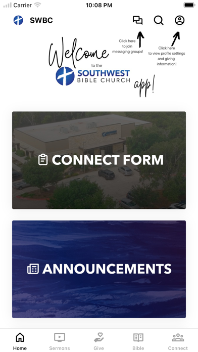 Southwest Bible Church Screenshot