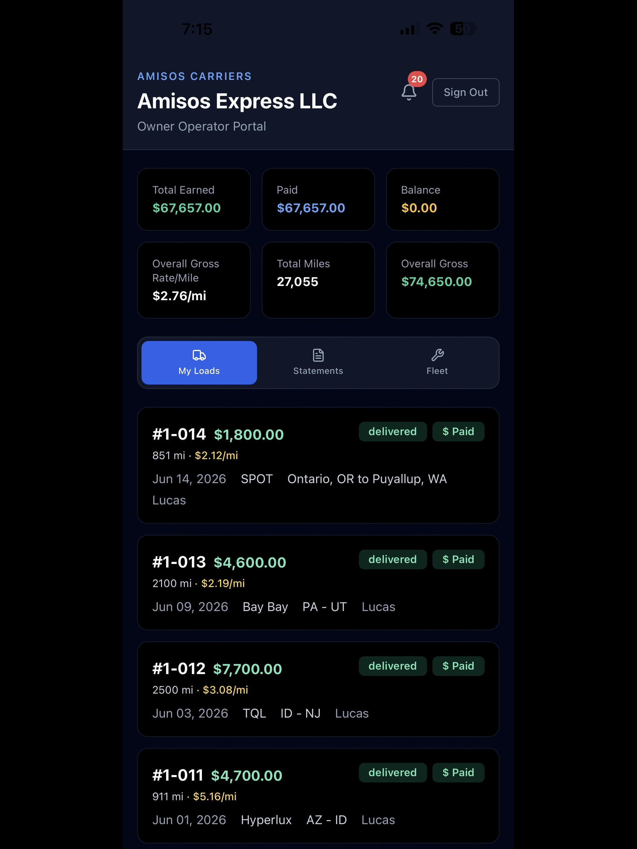 Amisos Carriers screenshot 6