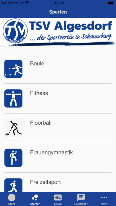 TSV Algesdorf Screenshot