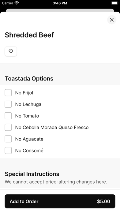 Humo Cocina Mexicana iPhone screenshot 4 - Food & Drink app