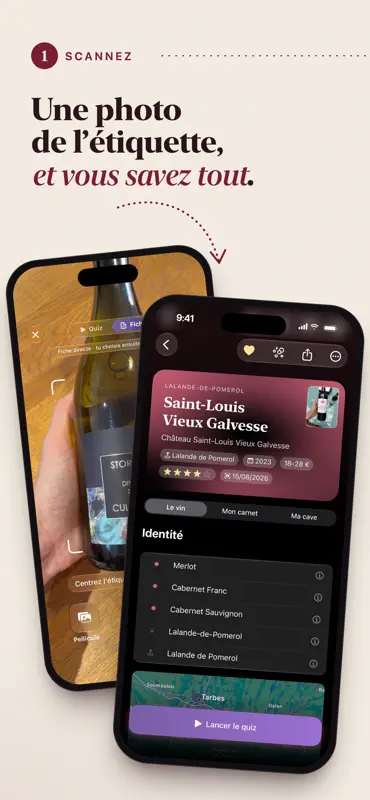 Viny : Scan, Cave et Quiz Vin screenshot 1 of 8