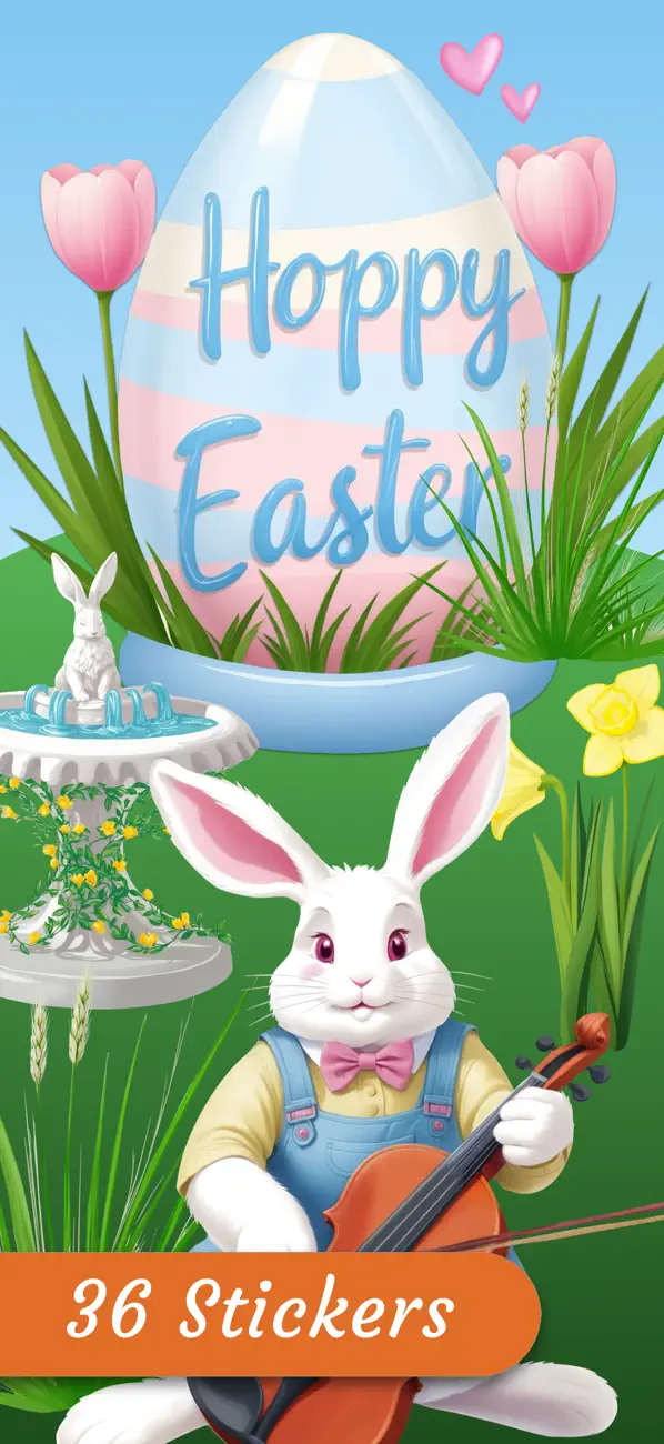 Screenshot #1 pour Hoppy Easter - Stickers