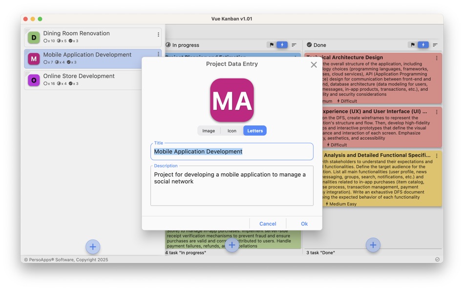 #4. Vue Kanban (macOS) 由: FRANCOIS GUERIN