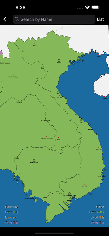 Countries Been screenshot 2