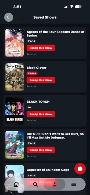 Recap Story: Anime Catch Up screenshot 4